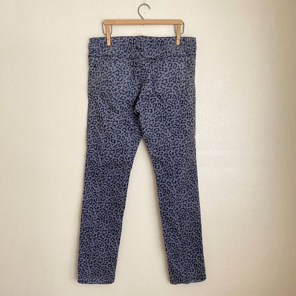 Peace Love Vanilla Star Size 11 Junior Gray Leopard Animal Print Pants Soft 31" - Picture 6 of 8